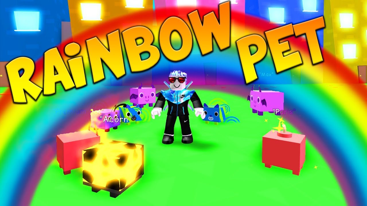 How To Get Rainbow Pets In Pet Simulator Roblox