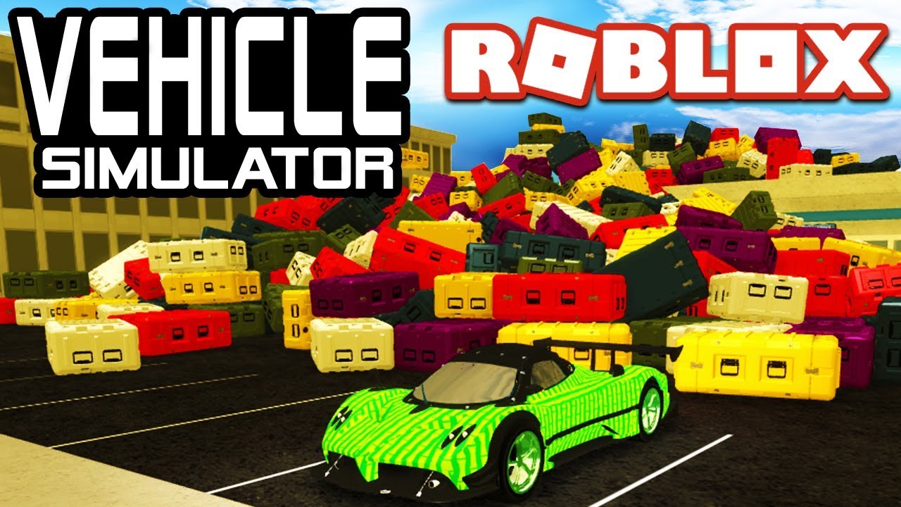 How to open a crate in vehicle simulator roblox